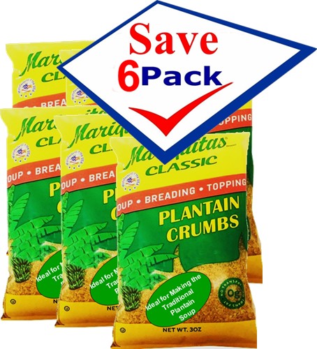 Plantain Crumbs Soup Mix 3 oz Pack of 6